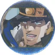 "JOJO'S BIZARRE ADVENTURE Anime 10th Anniversary Exhibition Scene photograph metal badge Collection 3 Stardust Crusaders A" by Shotaro Sorajo (background blue)