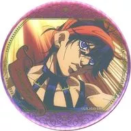 Narancha Gilga : "JOJO'S BIZARRE ADVENTURE 10th Anniversary Exhibition Scene photograph metal badge Collection 7 Golden Wind A"