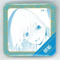 朝姫 de Amakami (sin líneas) : Square metal badge "Gra Demarquía Amakami san Matching Online Demarquía" E Award