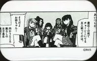 ¿Esos son los cinco tipos que han estado actuando en esta ciudad últimamente? Original comedia metal badge rectangular "DMM Scratch! BLACK LAGOON" E-6 Award