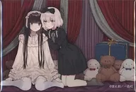 瀬崎愛吏＆花邑ひなこ(F) スクエア缶バッジ 「DMMスクラッチ! きたない君がいちばんかわいい」 D-6賞