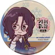 Nankai Tarochoson' Special TOUKEN RANBU HANAMARU - Setsugekka - ×animatecafe Trading metal badge'