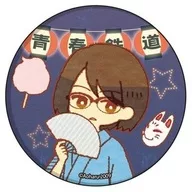 "Seishun Railway metal badge 10. Yukata ver. (Retro Art)" on the Keihin-Tohoku Line