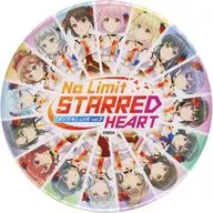 Set 150 mmBIG metal badge "Ongeki LIVE vol. 2 ~ No Limit STARRED HEART" Ticket Special with Goods