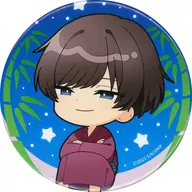 Masato Hanzawa 76 mm metal badge "Demarquía Hikido Sasaki and Miyano Demarquía -Starry Birthday Ver. -" Premio D-7