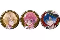 01. Gilgamesh, Algernon and 緋野 Tenma metal badge 3-piece set "Fabulous Night"