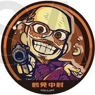 Lieutenant Tsurumi "GOLDEN KAMUY in E-DINER Ikebukuro Golden Coffee Shop Trading metal badge B"