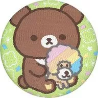 Chai Leuco Bear & Afro dog "San X 90 th Anniversary Exhibition Large Exhibition Weapon Insignias"