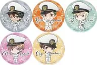 team柊 丸型缶バッジ5個セット 「Blu-ray BOX スタミュ(第2期)」 星箱購入特典