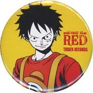 Monkey D. Luffy "ONE PIECE FILM RED x Tower Record Trading metal badge"