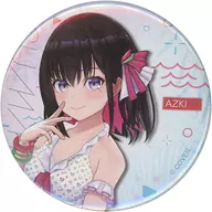 AZKi "Virtual YouTuber Hololive Random metal badge Shiny Wave Ver."