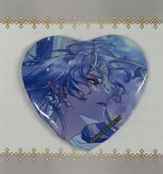 キニス (Awaken 1 / month) Heart metal badge "KUJI Mate : Dream Craftsman and Forgotten Black Fairy ダテンクエスト ~ Lost Civilization and Phantom Treasure ~ Opening Commemoration" Heart metal badge Award