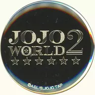 JOWORLD 2 Logo Metal metal badge "JOJO'S BIZARRE ADVENTURE JOWORLD 2"