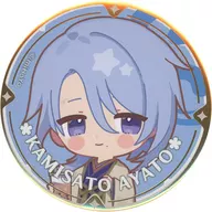 Ayato Kamisato' Genshin ×SWEETS PARADISE - Sakura Maimanrai - Chibi Character Trading metal badge'