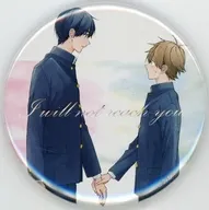 E.芦屋架＆大原倭斗 缶バッジ 「DMMスクラッチ! 君には届かない。」 D-5賞