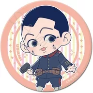 I. Tokishige Usami (Mini Character) 3-way metal badge "GOLDEN KAMUY"