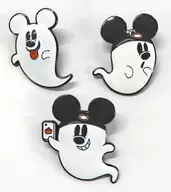 Mickey Mouse (Ghost) Pin Badge Set (3-piece Set) "Disney Halloween 2022" Tokyo Disney Resort limited