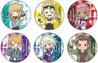 6-Type Set "TIGER & BUNNY2 metal badge 02. Bver. Graph Art Design"