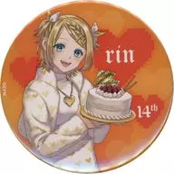 Kyoon Lynn (Normal) metal badge "Rakuten Collection VOCALOID Kagamine Rin/Len Happy 14th Birthday" E-1 Prize