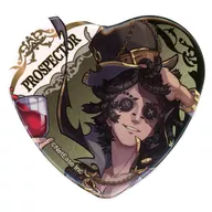 Prospector (Norton Campbell) "Identity V 5 th Personality Permanent Cafe (Academy Cafe) in SWEETS PARADISE 1 th Trading Heart metal badge"