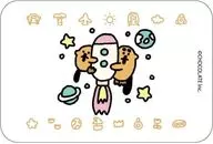 Rocket-design "ラッコズ Square metal badge (horizontal length) 01. Vehicle ver. (drawing)"