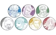 Conjunto de 7 tipos "Can Badge Gekijo Jujutsu Mawari 0 01. Velvet Specification"