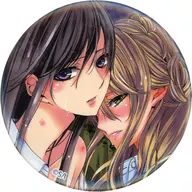 M. Ainhara Yuzu & Mei Ainhara (citrus3 Volume, Cover Illustrated) metal badge with a stand "Pushed Citrus & Citrus + Demarquía" D Award