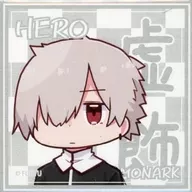 Main Character metal badge "DMM Scratch! Monarch / Monark" D-1 Prize