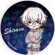 Shirasu-Lithothamnion red algae "Fabulous Night Hologram metal badge (65 mm) 02. Cafe ver. Graph Art Design"