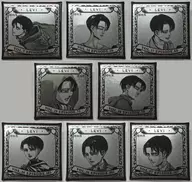 Conjunto de 8 tipos "Shingeki no Kyojin" MEMORIAL FRAGMENT "Rivai Birthday 2021 Trading Square Can Badge"