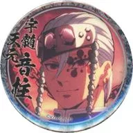 Uzui Tengen (left name logo / evening background) "Demon Slayer: Kimetsu no Yaiba Yukaku Hen Character Keta Emaki Cafe in ufotable Cafe× Machi ★ Asobi CAFE 4th stage 44 mm KUJI Hiki metal badge (Uzui Tengen)"