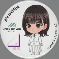 Aoi Harada (櫻坂 46) metal badge "W-KEYAKI FES. 2022" Ennichi corner prize