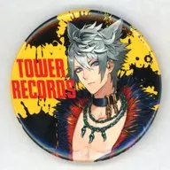 [Elemento único] Silver Star (disfraz de Halloween) 57 mm metal badge "CD Blaqstarr -Theater Starless - primo álbum BLACKSTAR" TOWER RECORD Purchase benefits
