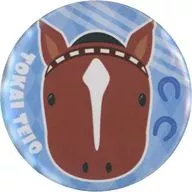 Metal badge Tokai Teio "DMM Scratch! Thoroughbred Collection" C-2 Prize
