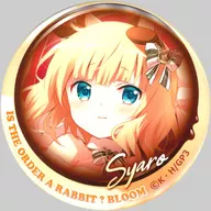 [A la carte] Shalo metal badge "Is the Order a Rabbit? BLOOM× atré Akihabara" ¿Le gustaría pedir atré? en Akihabara Anisugar Pudding White Present "Artículos incluidos