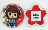 Haruka the Buddhist monk Tenkai metal badge Set -Princess - (2 pieces set) "Kotobukiya KUJI idol Master MILLION LIVE! Stage01" D-1 Prize