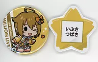 Tsubaki Ibuki metal badge Set -Angel - (2 pieces set) "Kotobukiya KUJI idol Master MILLION LIVE! Stage01" F-6 Prize