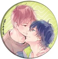 Inui 央人 & Nitadori Ten (Green) "metal badge Konjota Sensei 01"