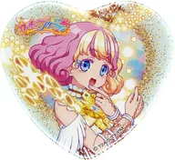 甘瓜 con forma de corazón metal badge "Oshi Demarquía Wacha Puri Maji!" Premio G