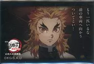 Kimetsu no Yaiba Mugen Train Edition 2 th Anniversary of the Opening Kyojuro Rengoku "119 Lines" Random Square metal badge B "
