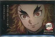 I'M GOING TO FIGHT WHILE SEARCHING FOR A VITAL PART, AND YOU'RE GOING TO PUT YOUR STRENGTH INTO IT. "THE SECOND ANNIVERSARY OF THE RELEASE OF THE MOVIE VERSION OF THE Demon Slayer INFINITE TRAIN Kyojuro Rengoku" 119 LINES "RANDOM SQUARE metal badge C"