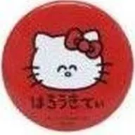 Hello Kitty "Oekaki-san x Sanrio Character Kuth metal badge"