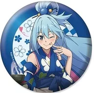 Aqua-painted metal badge "KonoSuba: God's Blessing on this Wonderful World! POP UP SHOP in Volks Akihabara Hobby Heaven 2"