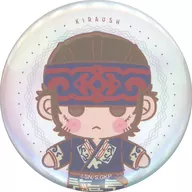 Kiraushi metal badge "Sega Lucky KUJI GOLDEN KAMUY Pastel Art Collection" D Prize