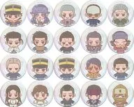 All 20 kinds set metal badge "SEGA LUCKY KUJI GOLDEN KAMUY Pastel Art Collection" D prize