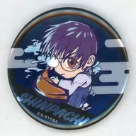 "GINTAMA e-toon Trading Metallic metal badge" by Shinpachi Shimura