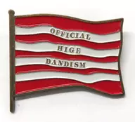 Official Higeman dism pin badge "Official Higeman dism Tour 19/20 -Hall Travelers -"