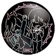 Power & Kobei "Chicansoman Neon Line metal badge"