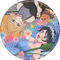 Asami Shitsumi & Ruka Sarashina / Chocho metal badge "Kanojo, Okarishimasu - Fairy flower - Dream metal badge"