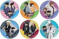 Detective Conan Trading Metallic metal badge H, un conjunto de 6 tipos
